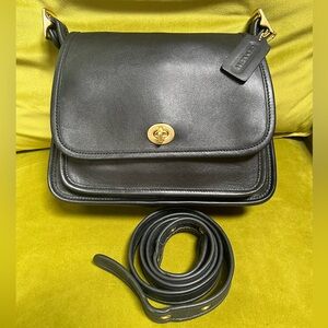 Coach Rambler's Legacy Vintage authentic black hang tag Dominican Republic 2003